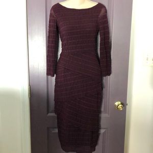 Anthropologie Bailey 44 Wine Bandage Dress